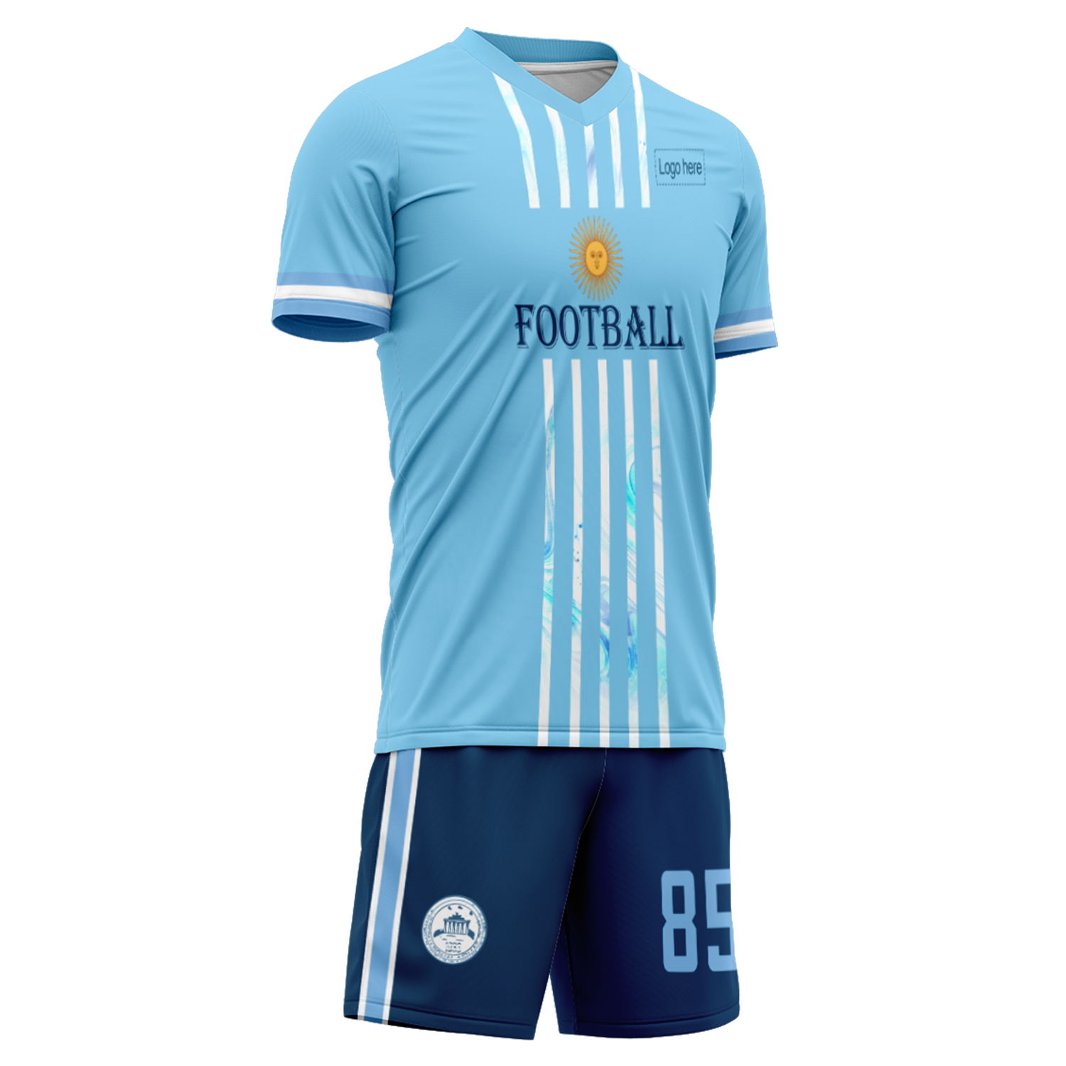 맞춤형 2022년 월드컵 아르헨티나 팀 축구복