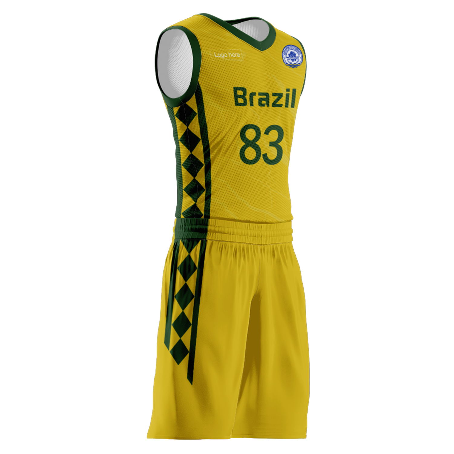 맞춤형 브라질 팀 농구복